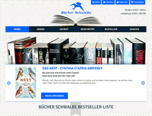 Tablet Screenshot of buecher-schwalbe.de